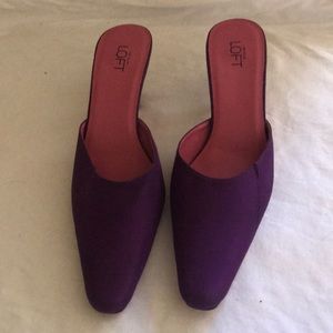 Low purple heel